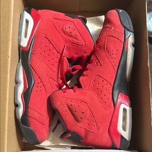 Red and Black Athletic Sneakers